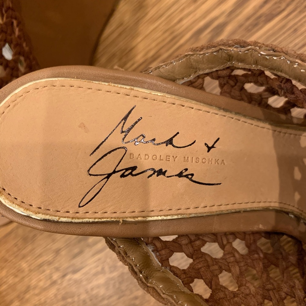 Mark and James Badgley Mischka Wedges - Picture 4 of 5